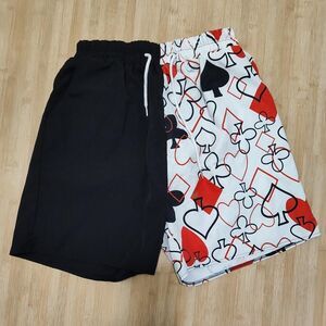 Playing Card Symbol Shorts Size Large